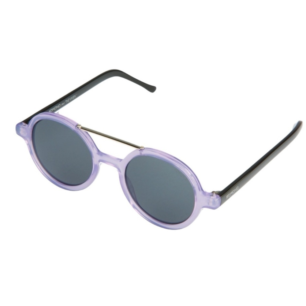 Komono Sunglasses NEW violet purple black round frame - Picture 5 of 14